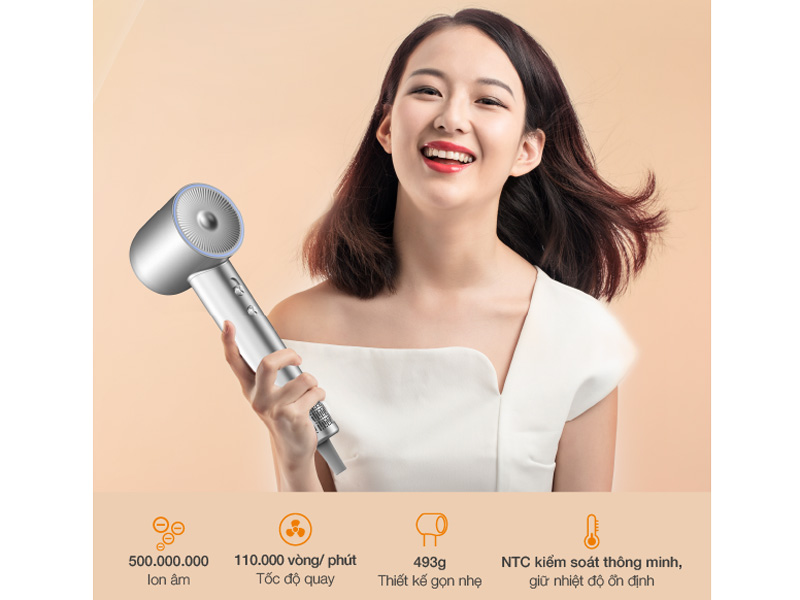 Máy sấy tóc ion âm tốc độ cao Life360 LF-MST23