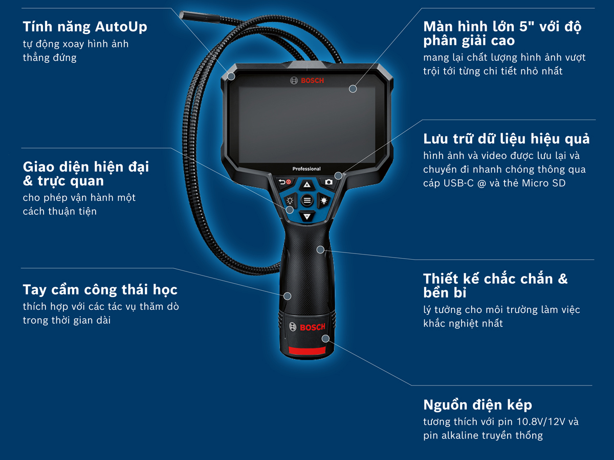 Camera thăm dò Bosch GIC 5-27C