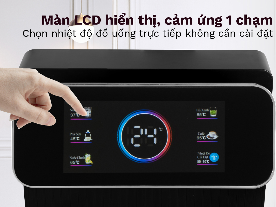 Cây nước nóng lạnh Fujihome TBD22 có thể tùy chọn mức nhiệt đun nóng nước mong muốn