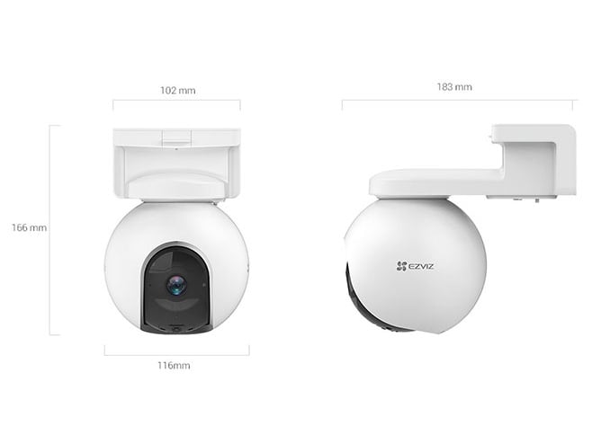 Camera wifi quay quét dùng pin EZVIZ EB8 4G 2K