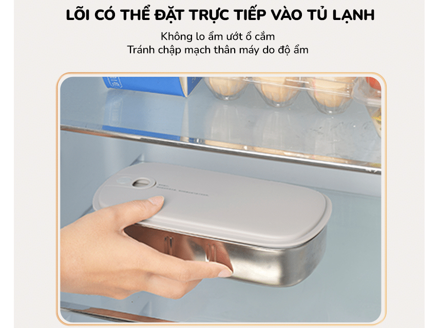 Hộp cơm điện Bear SB-HC09L - 0.9 lít