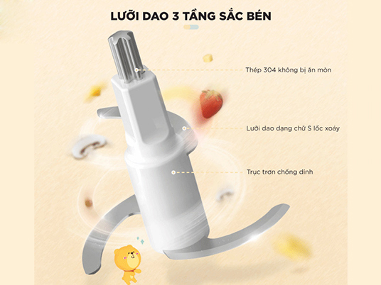 Máy xay ăn dặm Bear GR-B06V1 (0.6 lít)