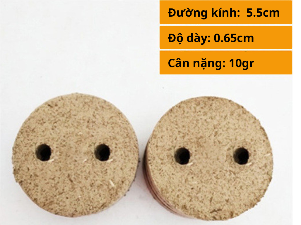 Hộp viên nén ngải cứu khô Darlev (10 viên/hộp - 5.5cm x 0.65cm)