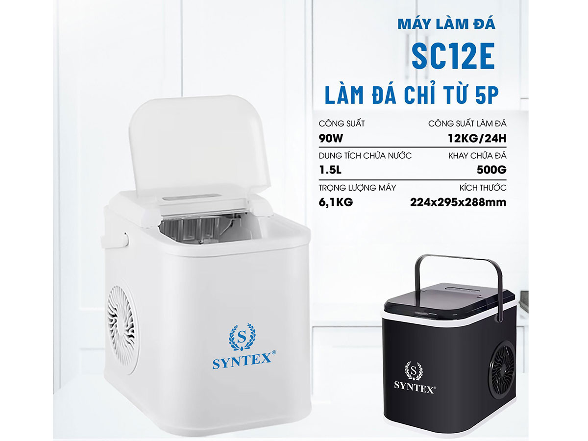 Máy làm đá Syntex SC12E