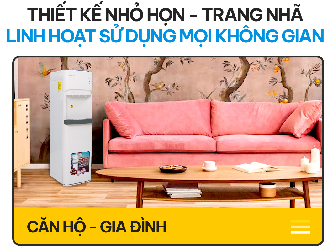 Cây nước nóng lạnh bình âm FujiHome WD606ES