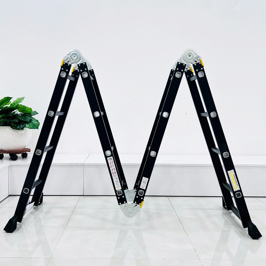 Thang nhôm gấp 4 đoạn Sumika SKM204 NEW