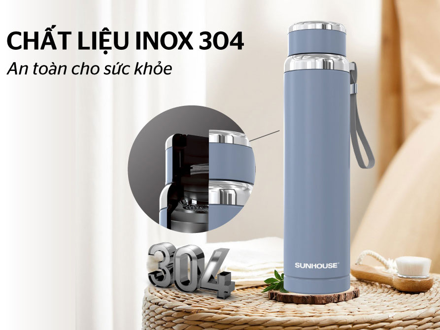 Bình giữ nhiệt Flexi Sunhouse KS-TU920FN (920ml)