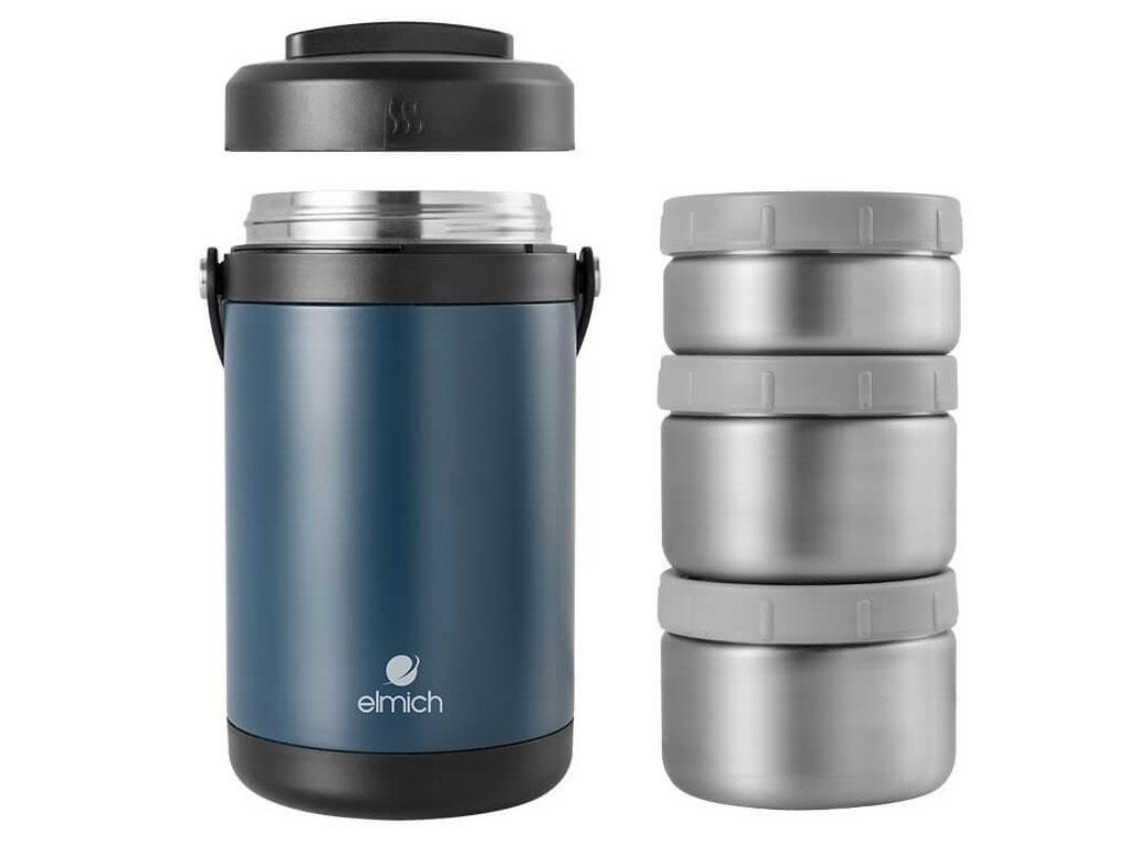 Hộp cơm giữ nhiệt inox 304 Elmich EL8302 (1.7 lít)