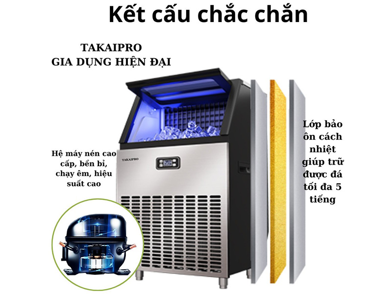 Máy làm đá viên Takai Pro TK-HZB120