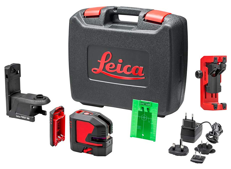 Máy cân mực laser 2 tia xanh Leica Lino L2P5G