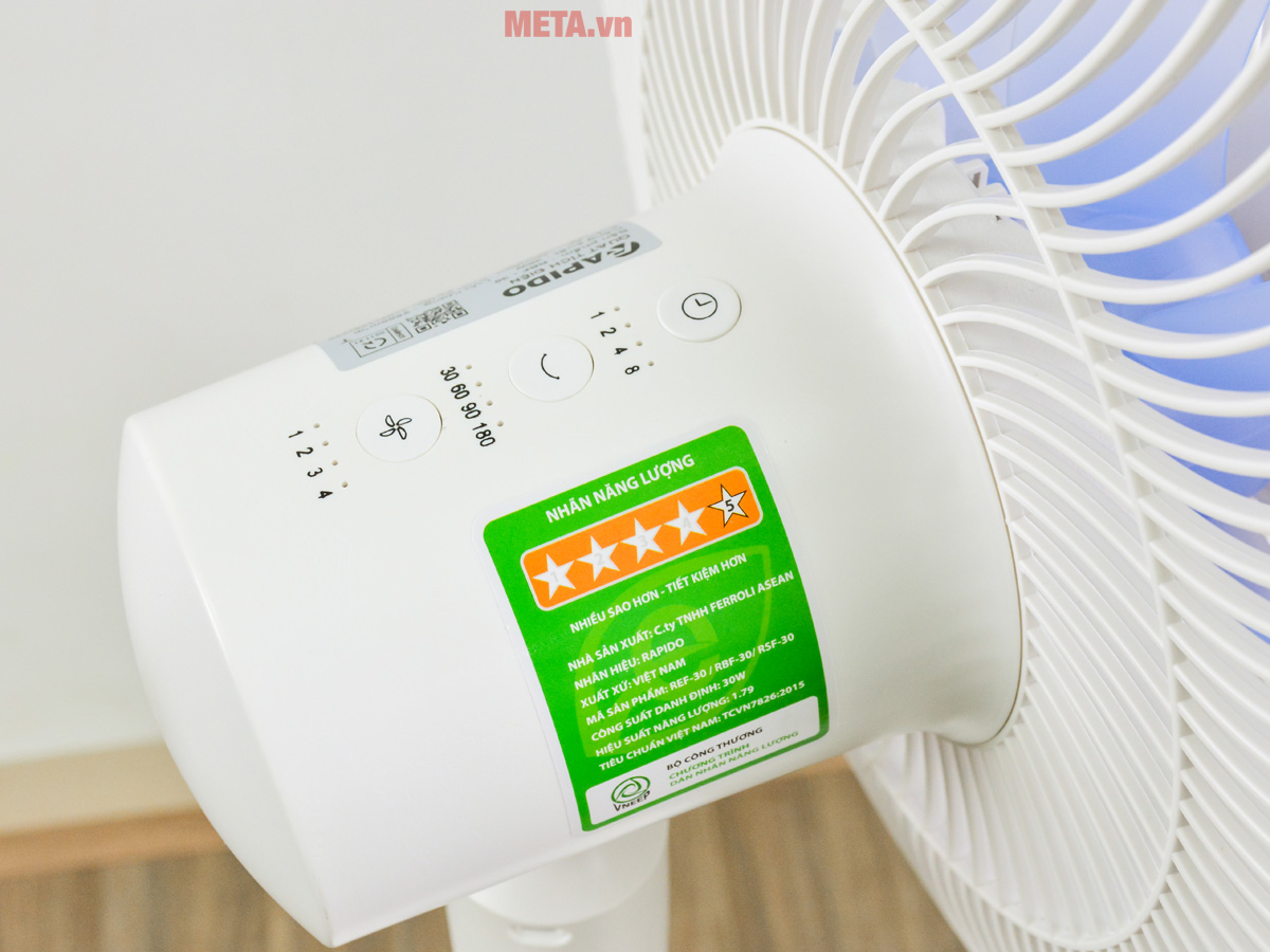 Quạt tích điện Rapido RBF-30