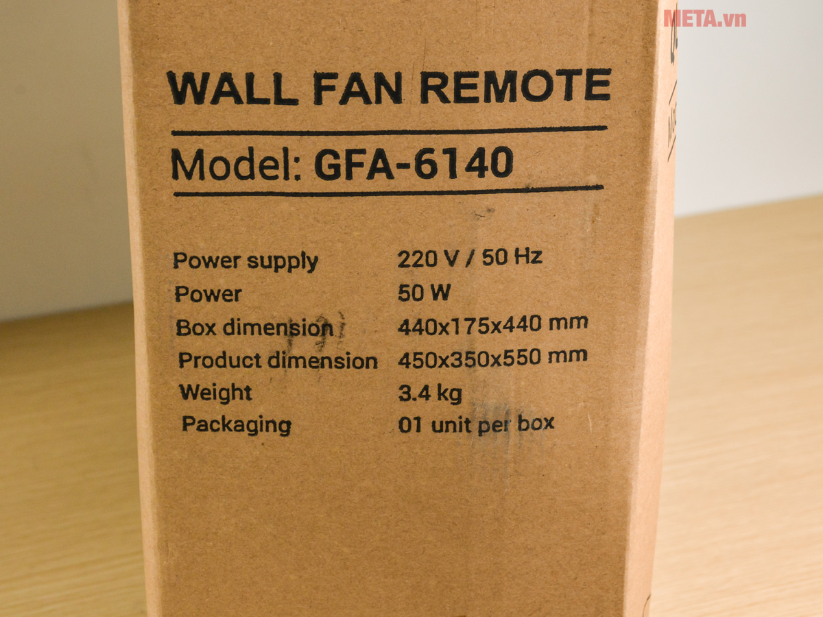 Quạt treo tường Goldsun GFA-6140