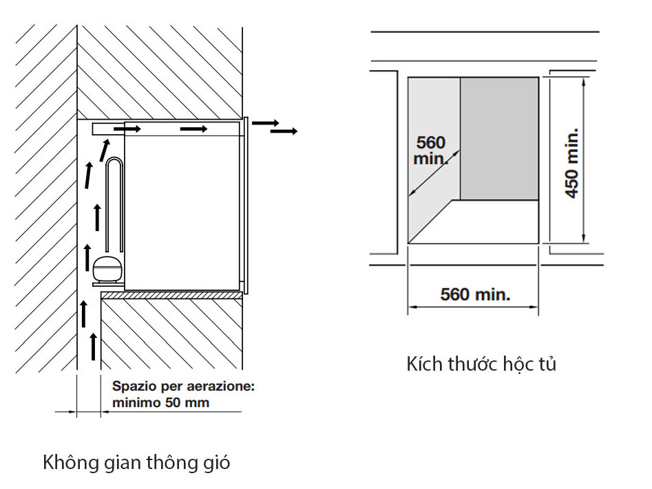 Tủ rượu Elica Veritas BI24