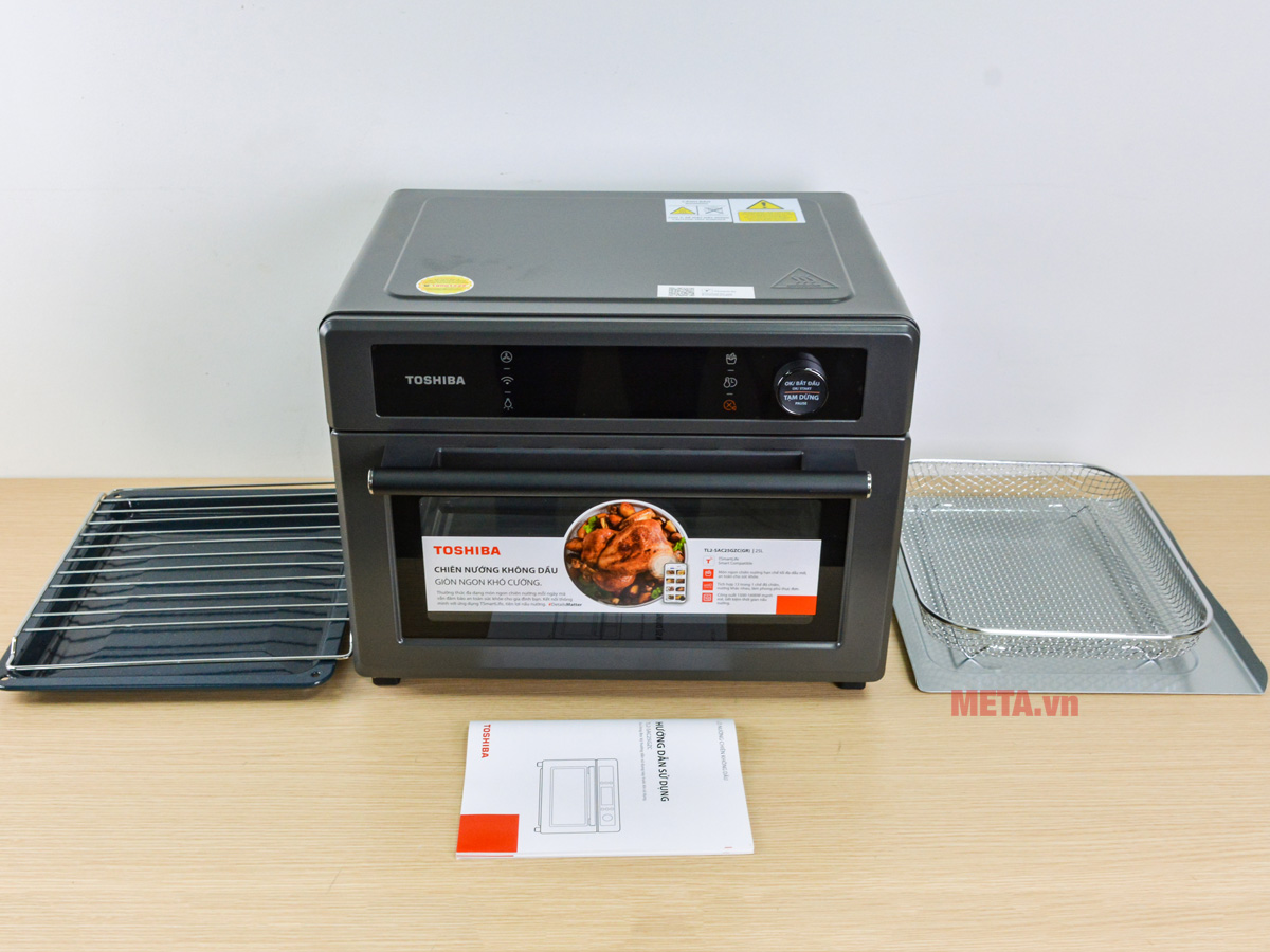 Lò chiên không dầu Toshiba TL2-SAC25GZC (GR/RD) - 25 lít