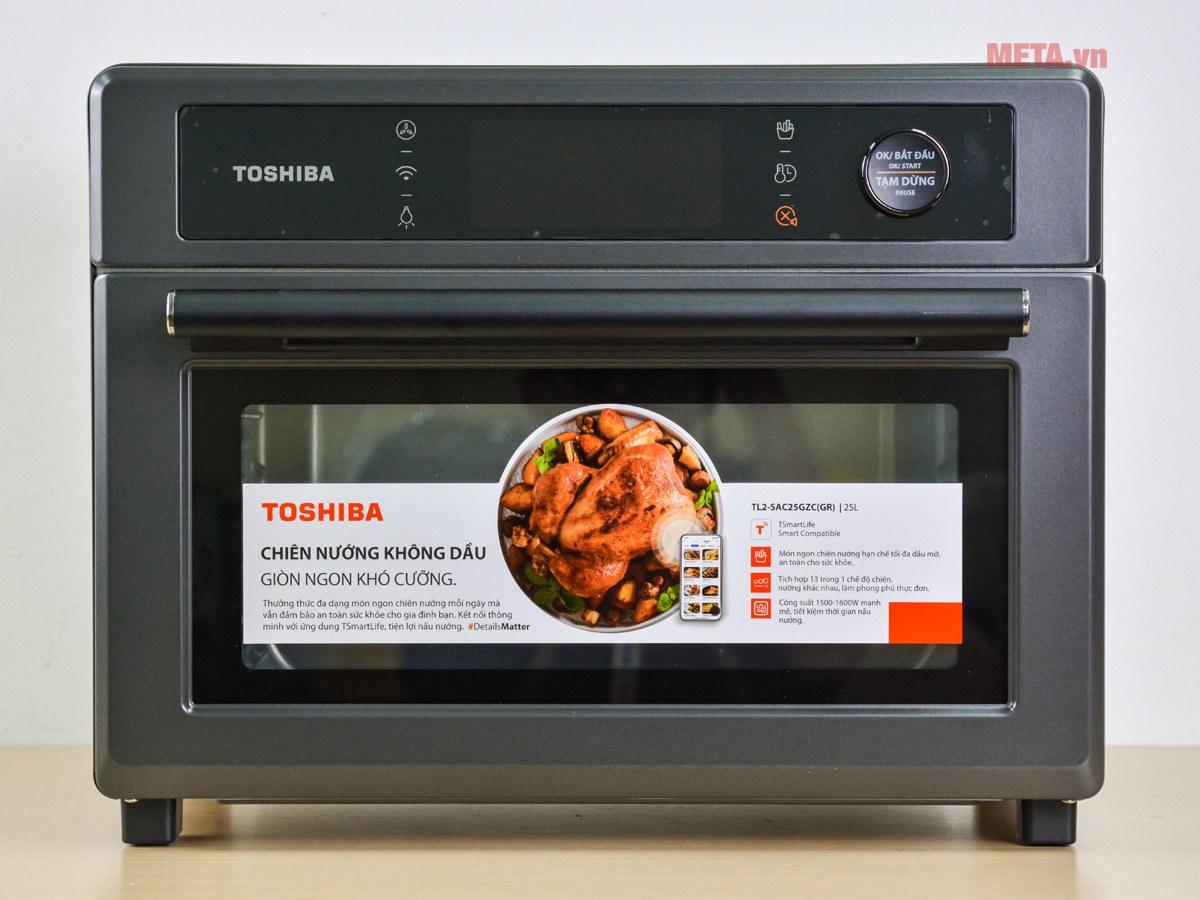 Lò chiên không dầu Toshiba TL2-SAC25GZC (GR/RD) - 25 lít