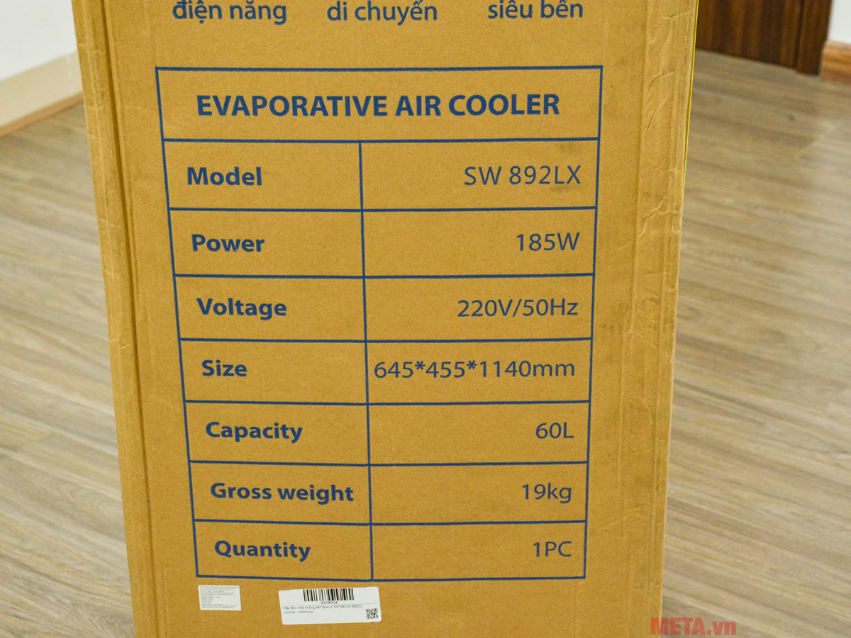 Máy làm mát không khí Sowun SW 892LX (892S)