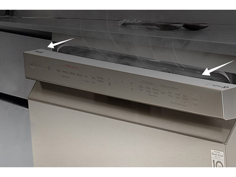 Máy rửa bát LG 14 bộ TrueSteam LDT14BLA4 màu đen