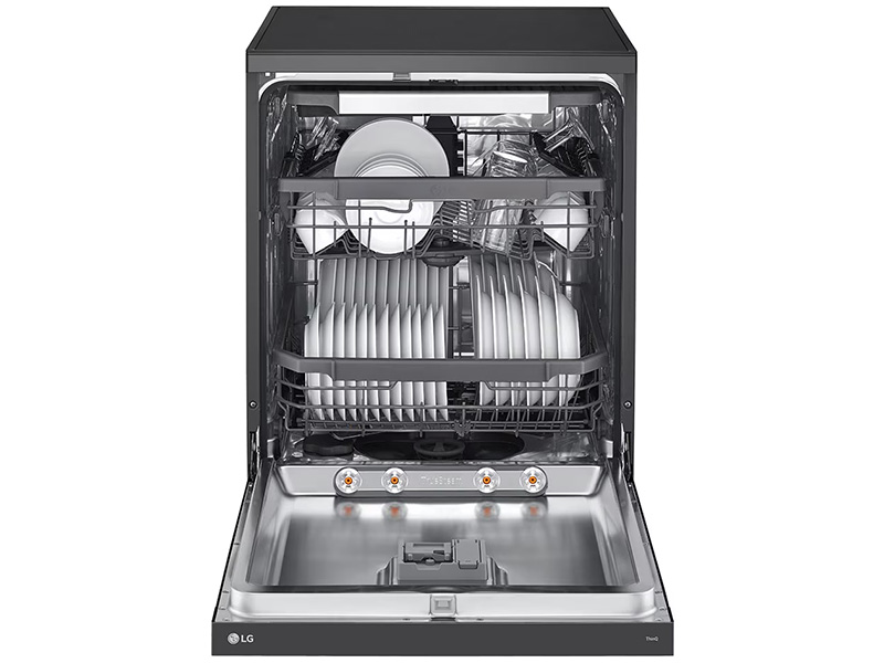Máy rửa bát LG 14 bộ TrueSteam LDT14BLA4 màu đen