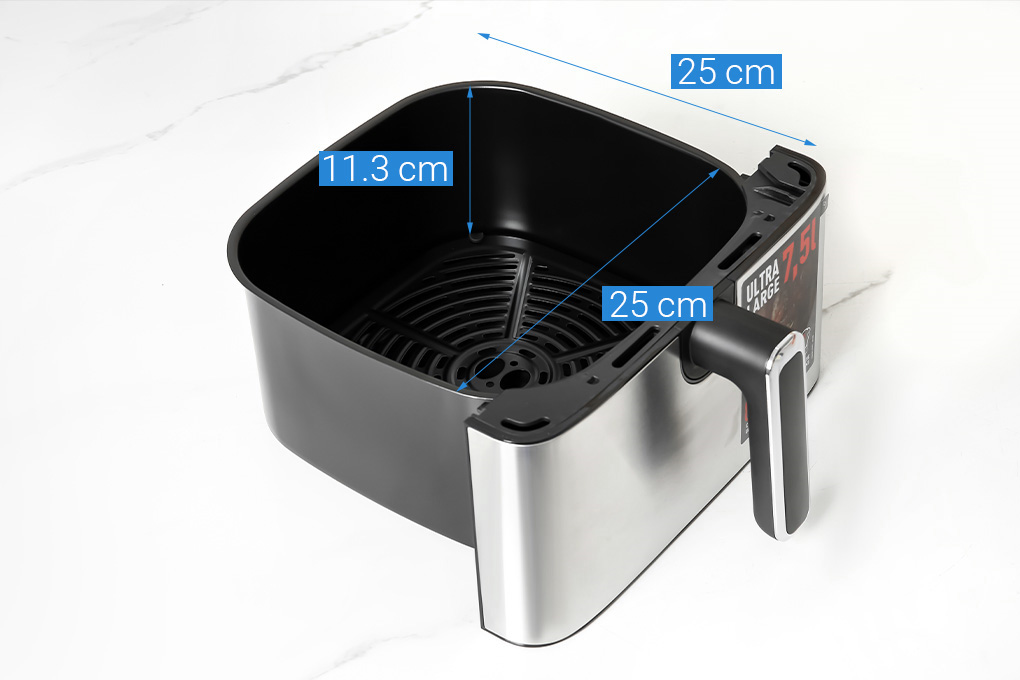 Nồi chiên không dầu điện tử Tefal EY855D68 7.5 lít