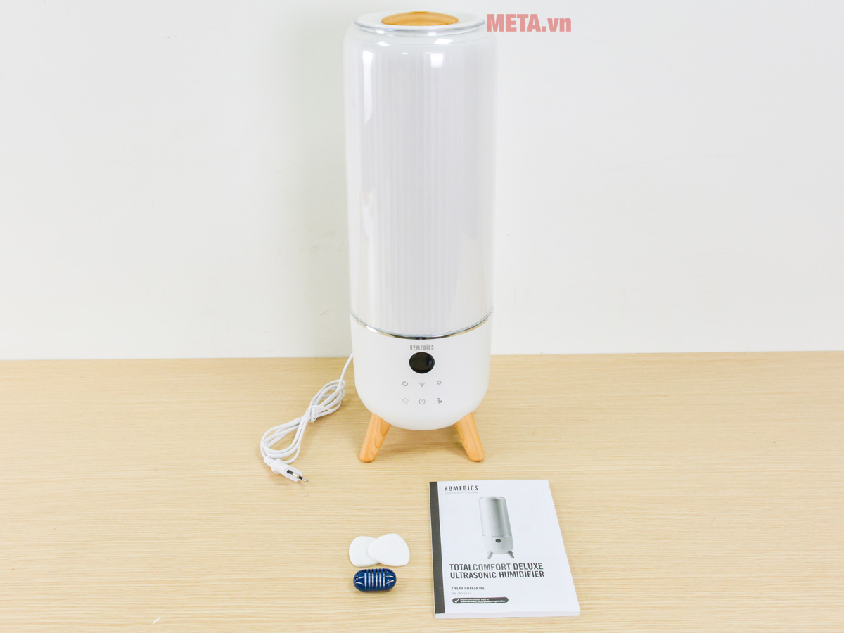 Máy tạo ẩm siêu âm khử khuẩn Homedics UHECMTF91 META.vn