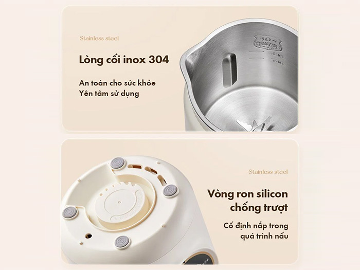 Máy làm sữa hạt đa năng Bear DJJ-D06W5