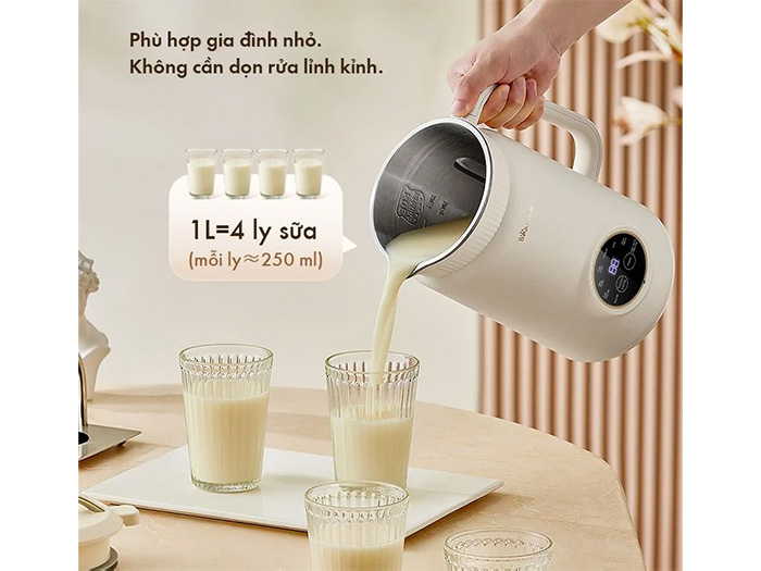 Máy làm sữa hạt đa năng Bear DJJ-D06W5