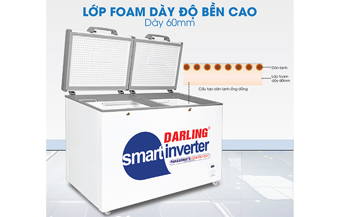 Tủ đông Smart Inverter Darling DMF-9779 ASI