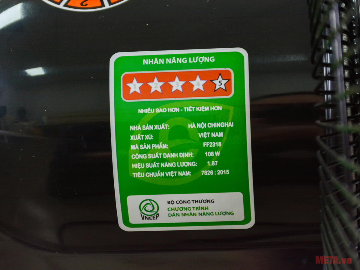 Quạt sàn chân quỳ Ching Hai FF2318