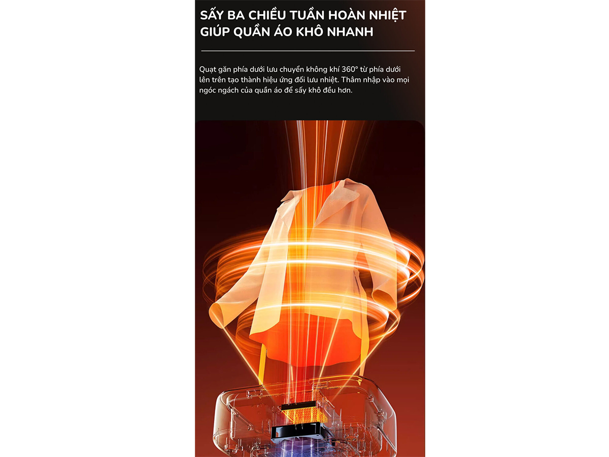 Tủ sấy quần áo Unie UCD658