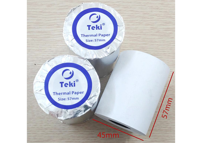 Giấy in nhiệt K57 - Thùng 100 cuộn