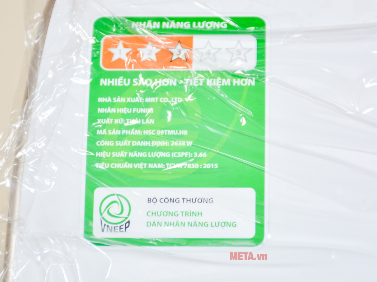 Điều hòa 1 chiều Funiki 9000 BTU HSC-09TMU(1)