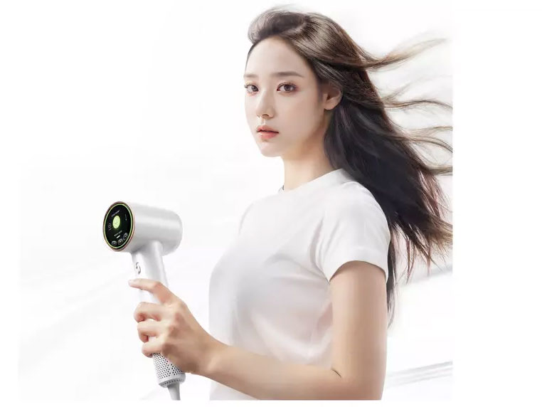 Máy sấy tóc ion âm Halio Hypersonic Hair Dryer Pearl White
