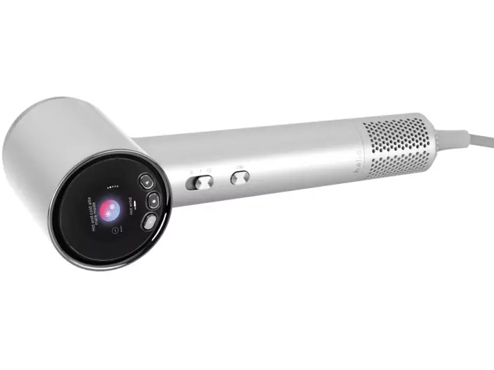 Máy sấy tóc ion âm Halio Hypersonic Hair Dryer Silver Frost