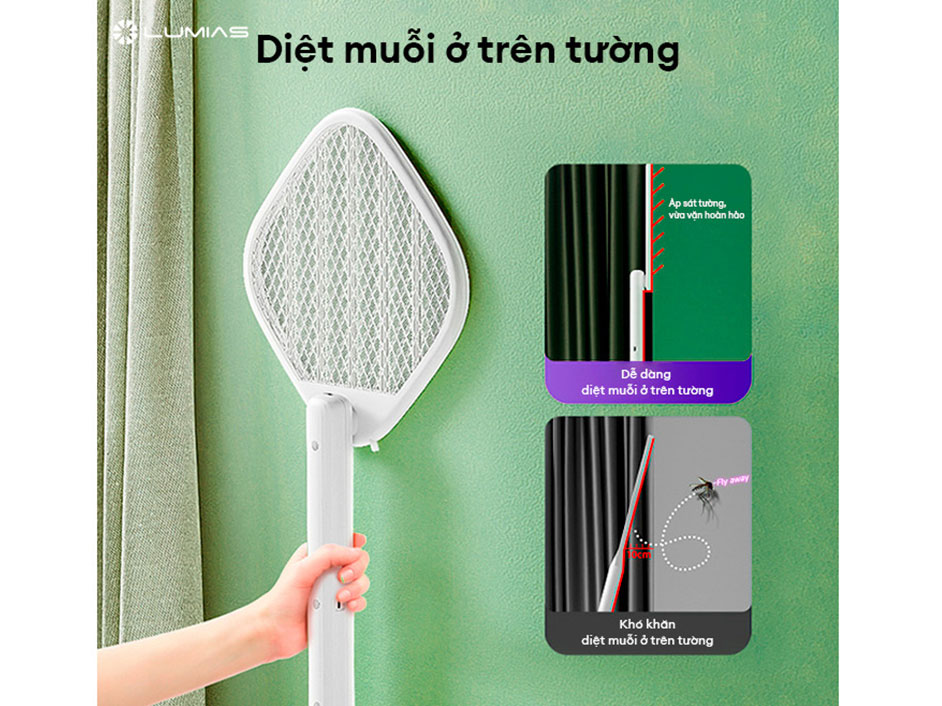 Vợt muỗi gấp gọn Lumias ESD-3500W Pro