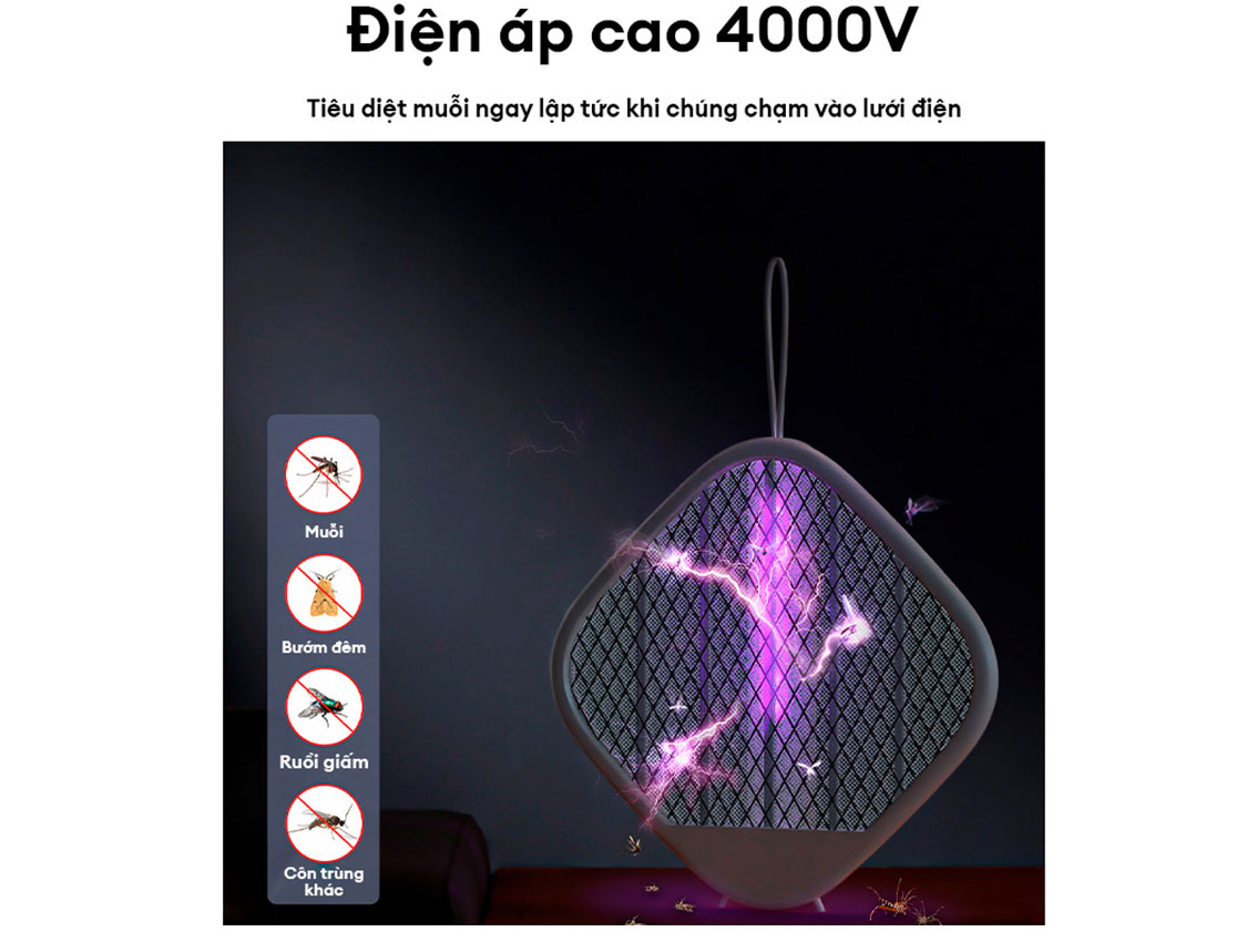 Vợt muỗi gấp gọn Lumias ESD-3500W Pro