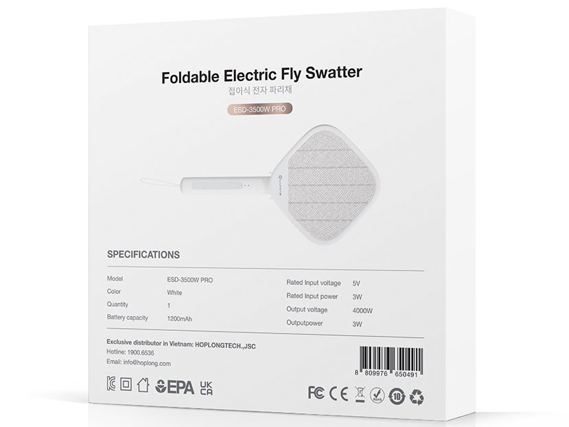 Vợt muỗi gấp gọn Lumias ESD-3500W Pro