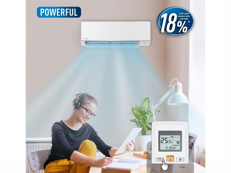 Điều hòa Panasonic 1 chiều Inverter 18.000BTU CU/CS-RU18AKH-8B