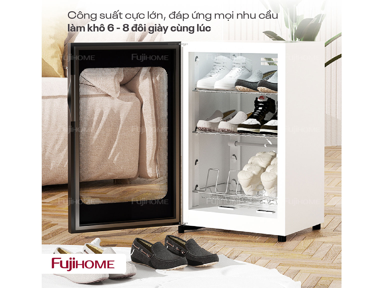 Tủ sấy giày dép khử trùng FujiHome SD68