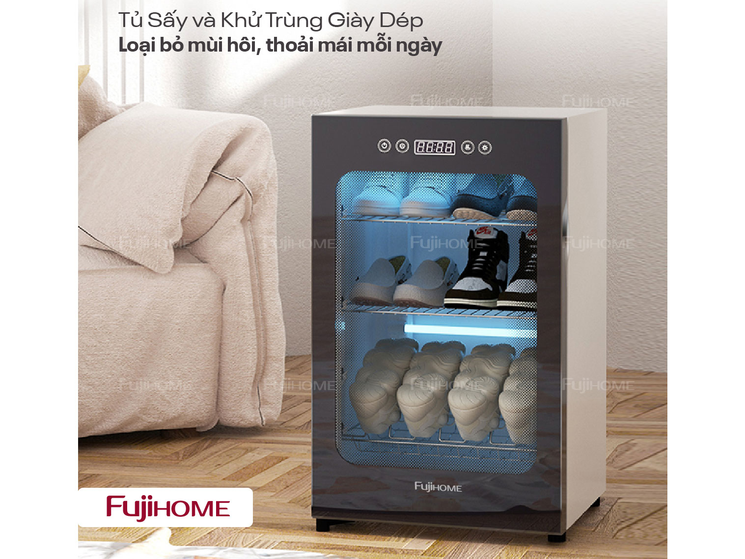 Tủ sấy giày dép khử trùng FujiHome SD68