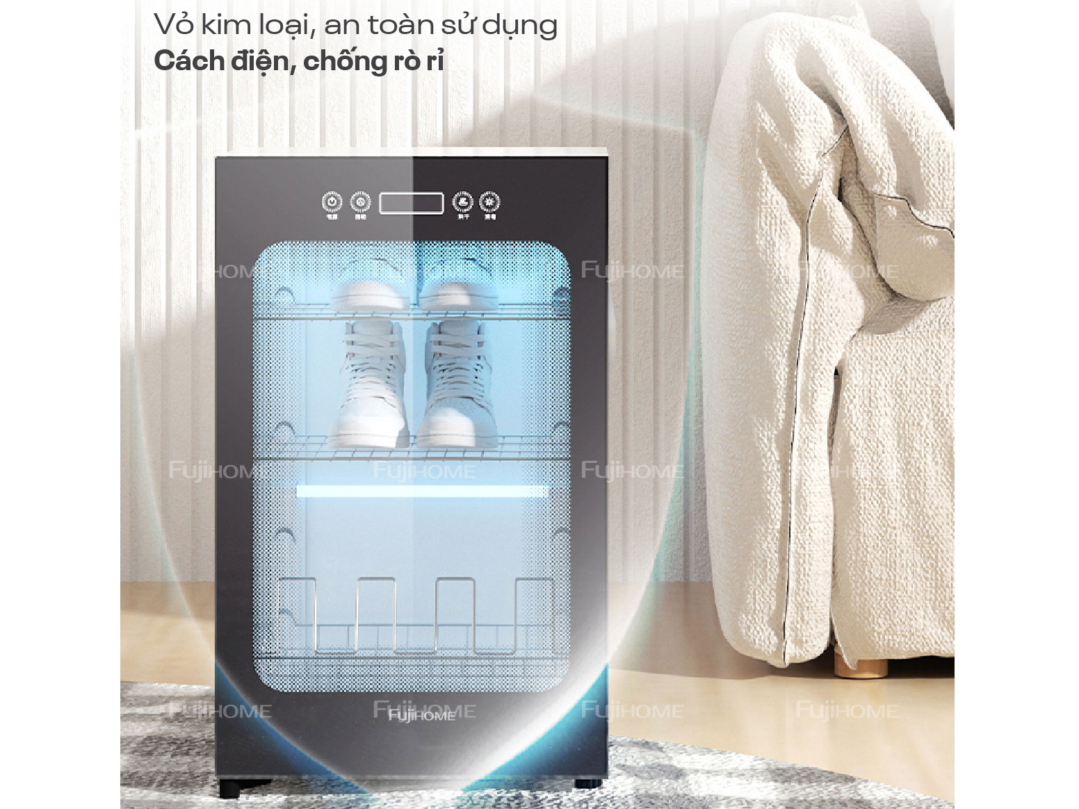 Tủ sấy giày dép khử trùng FujiHome SD68