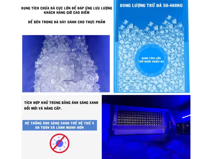 Máy làm đá viên K-Max SY150 (35 kg/ngày)