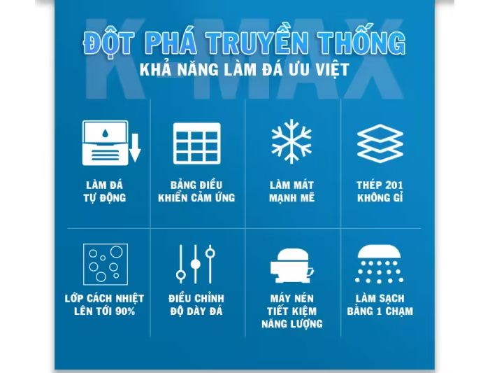 Máy làm đá viên K-Max SY150 (35 kg/ngày)