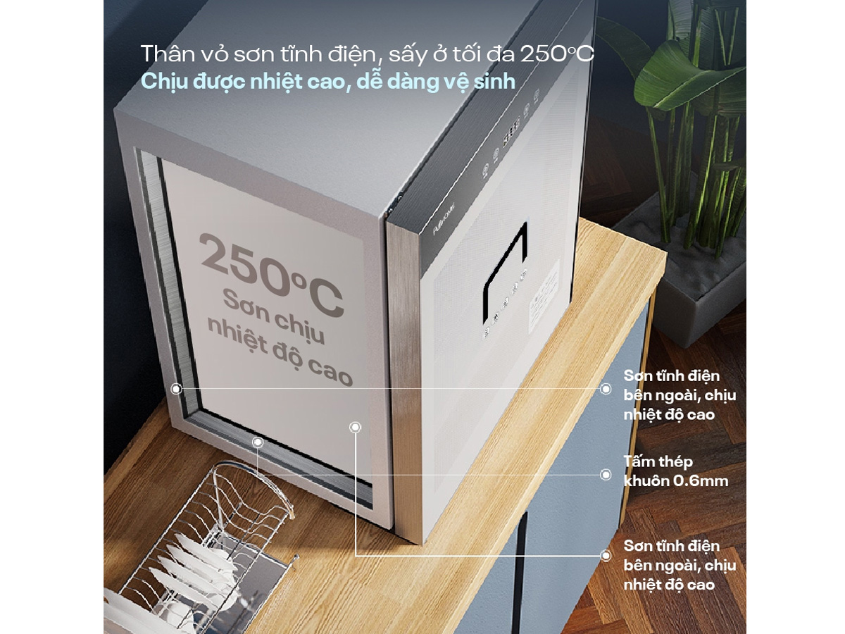 Tủ sấy chén bát tiệt trùng Fujihome DD68