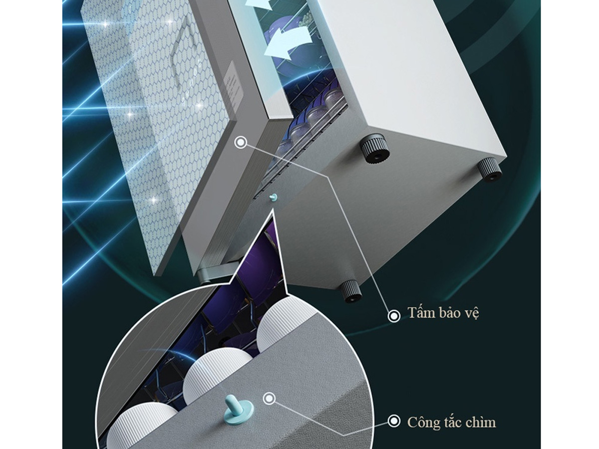 Tủ sấy chén bát tiệt trùng Fujihome DD68