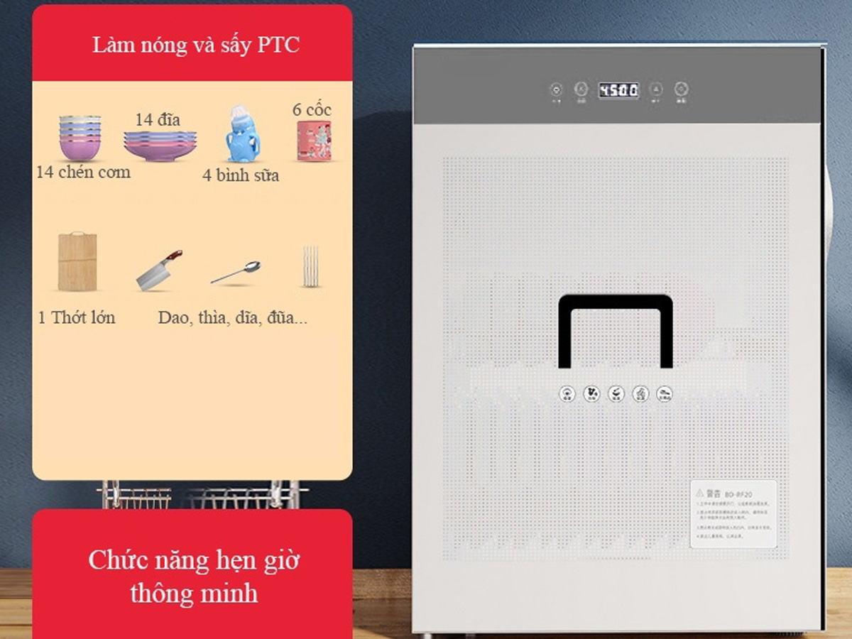 Tủ sấy chén bát tiệt trùng Fujihome DD68