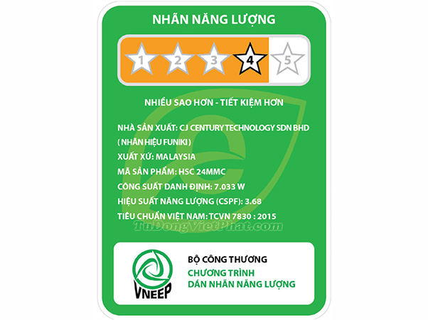 Điều hòa Funiki 1 chiều 24.000BTU HSC-24MMC (gas R32)