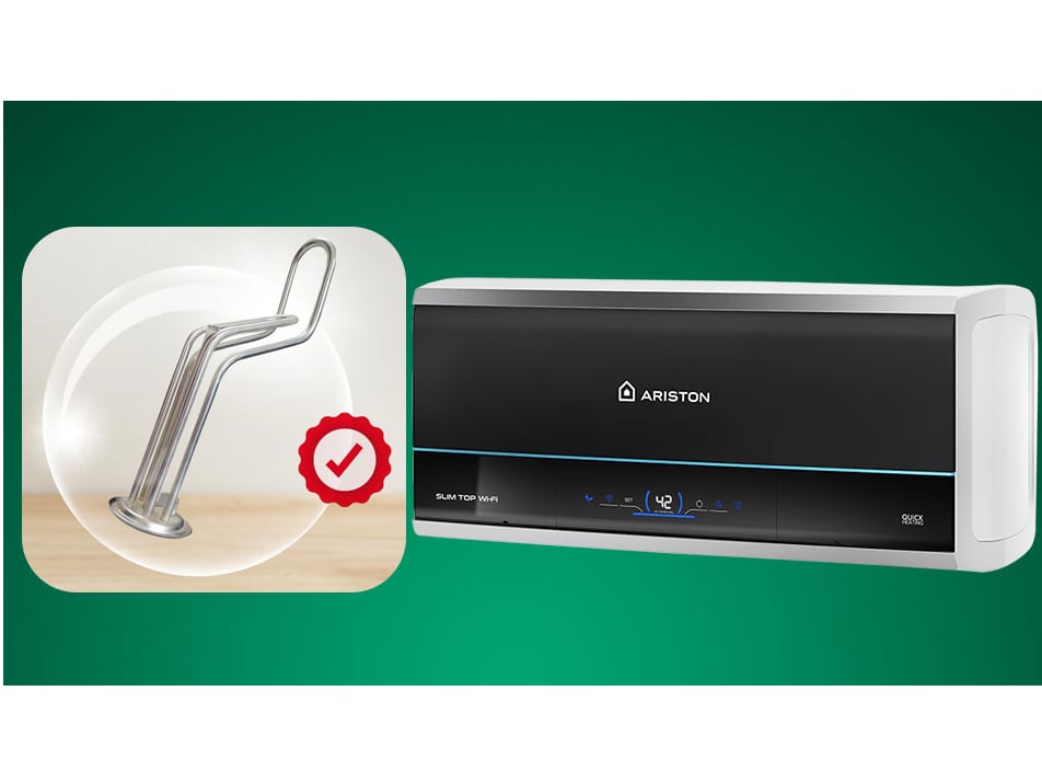 Bình nóng lạnh Ariston SLIM3 30 TOP Wifi VN - 30 lít