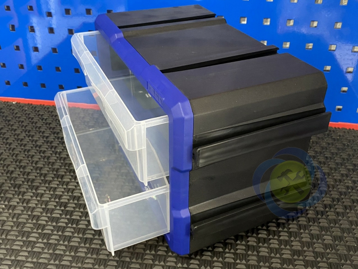 Hộp đựng đồ nghề 2 ngăn bằng nhựa Workpro WP283012