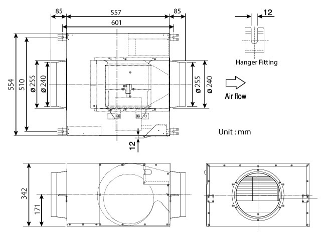 Quạt hút Cabinet Panasonic FV-28NX3