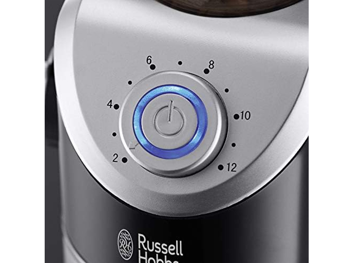 Russell Hobbs Classic Tostapane 2 Fette – Controllo Doratura, Scongelamento, Vassoio Estraibile, Nero E Argento